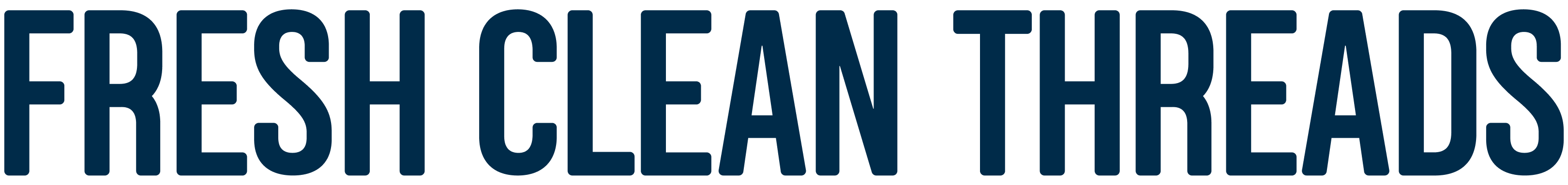 Fresh Clean Threads Apparel logo